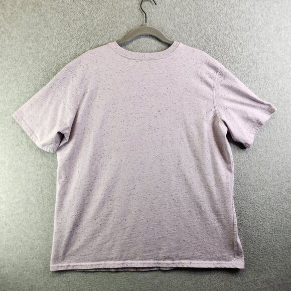 Carhartt Shirt Womens 1X Pink Speckled Pocket Tee Textured Loose Fit Heavy - Picture 4 of 10
